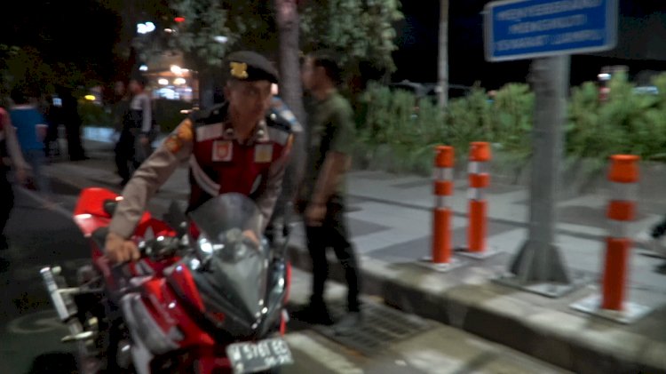 Personel Gabungan Polrestabes Surabaya Tertibkan Bali Amankan 110 Motor